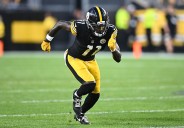 Steelers receiver Brandon Johnson in walking boot after injury vs. Panthers