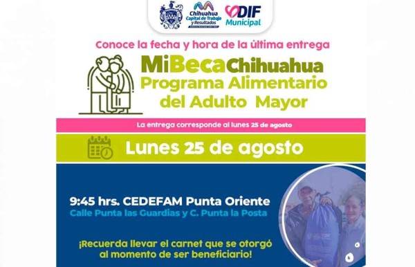 ¿Recibes apoyos del PAAM? Acude a recogerlo