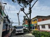 Atienden daños en el alumbrado público en Maturín tras el paso de la Onda Tropical No. 30