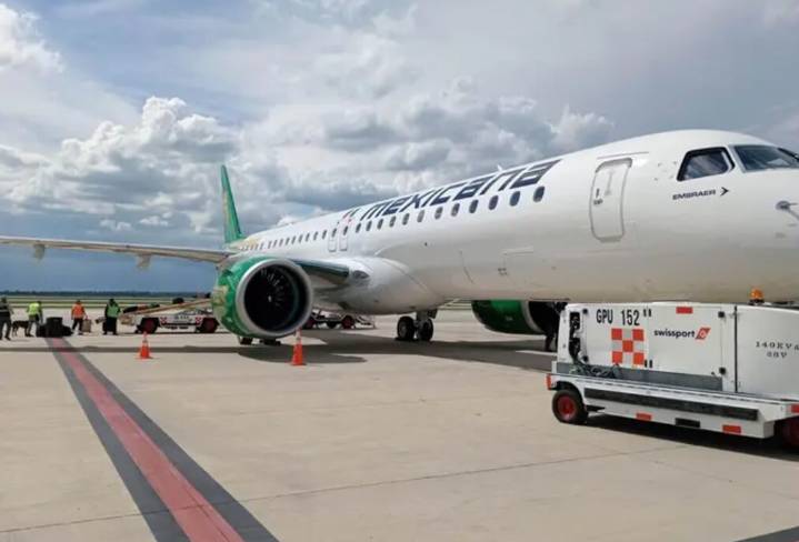 Avión Embraer de Mexicana realiza primer vuelo