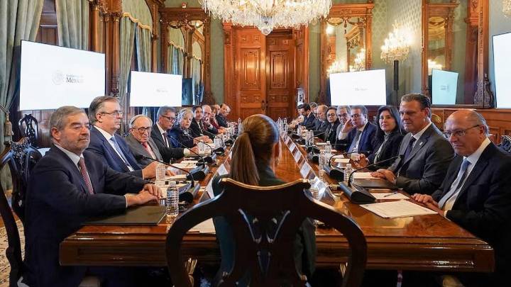 Claudia Sheinbaum recibe al vicepresidente de Brasil Geraldo Alckmin y a su delegación