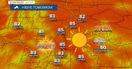 Sunny, dry, and cooler for the end of the week!