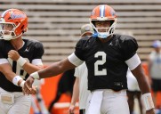 UF QB DJ Lagway remains 'modified' because of calf injury