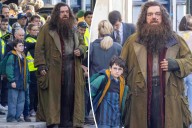 Harry Potter, Hagrid film HBO series in London in first on