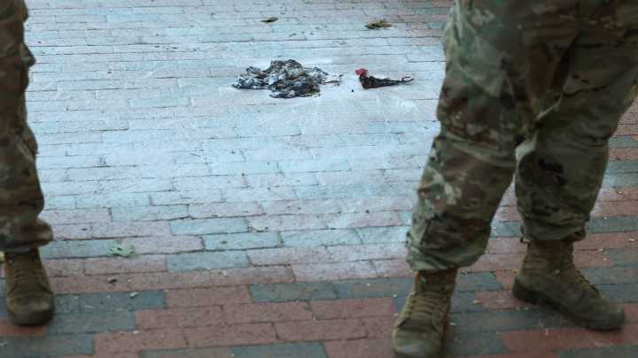 WNC veteran arrested for burning American flag outside…