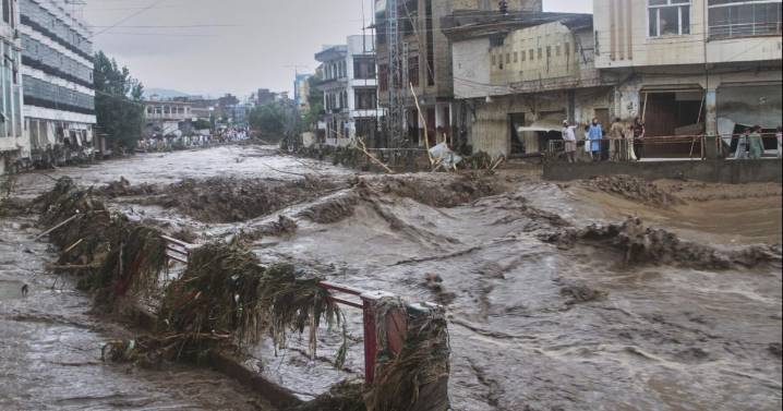 Flash floods triggered by torrential rains kill over 200 people in India and Pakistan