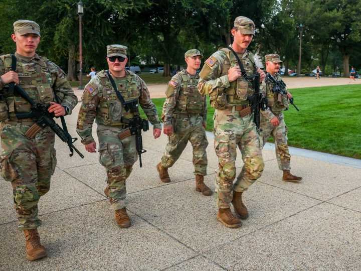 Photos: Trump announces new security measures for Washington, DC