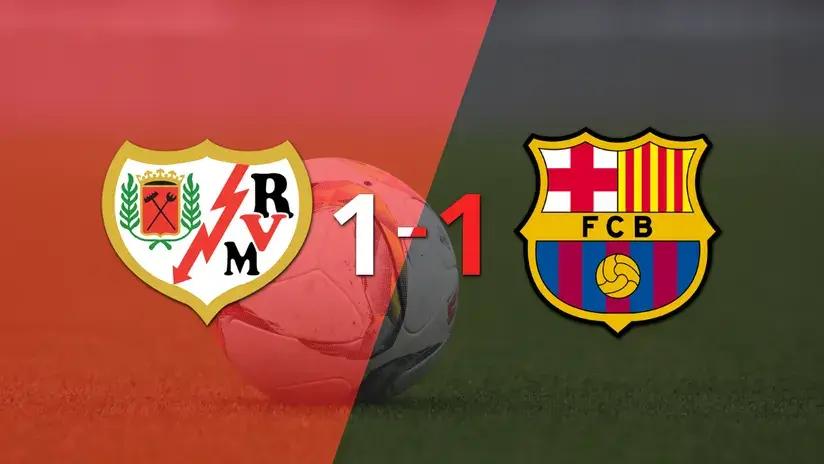 LaLiga EA Sports: Rayo Vallecano y Barcelona igualaron 1 a 1