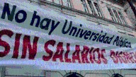 Parte del sector docente universitario desmiente el aumento anunciado por el Gobierno: Sigue el paro