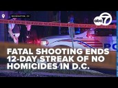 DC records its first homicide in 12 days during President Trump's federal takeover to stop crime