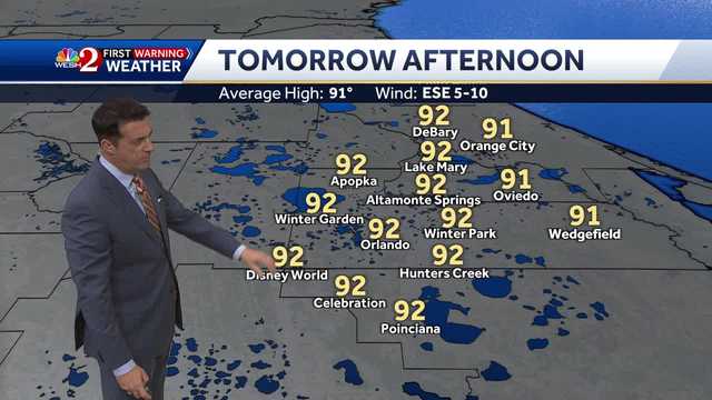 Wet holiday weekend weather is on the way