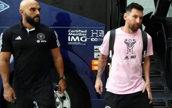 Veta Leagues Cup al guardaespaldas de Messi