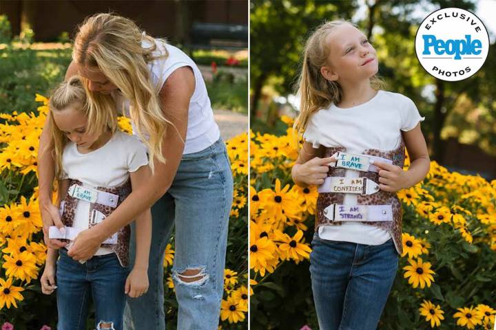 7-Year-Old Wears a Back Brace for 16 Hours a Day (Exclusive)