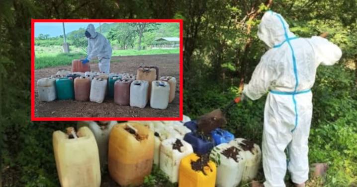 Explosivos, armas y 11,000 litros de químicos: el hallazgo que encendió las alertas en Sinaloa