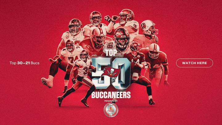 50 Seasons, Top 50 Buccaneers Revealed: 30