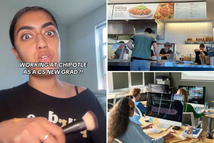 Coding students whose jobs were taken by AI forced to work at Chipotle