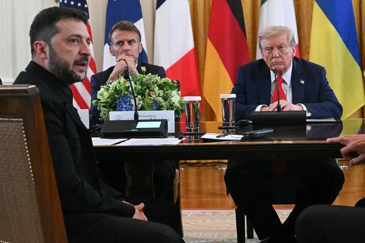 Donald Trump was on his best behaviour in his meeting with Zelensky
