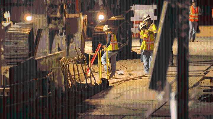 Bay Park families frustrated by overnight construction