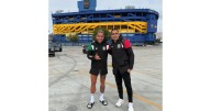En fotos: jugadores del Once Caldas ya están en Buenos Aires, previo al entrenamiento visitaron La Bombonera