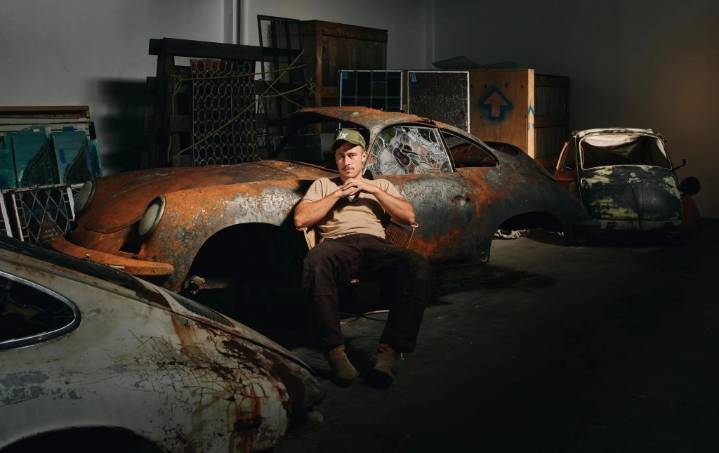 Meet the California man turning torched Porsches into stained glass art