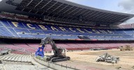 El Camp Nou aún no está listo para albergar partidos de la UCL