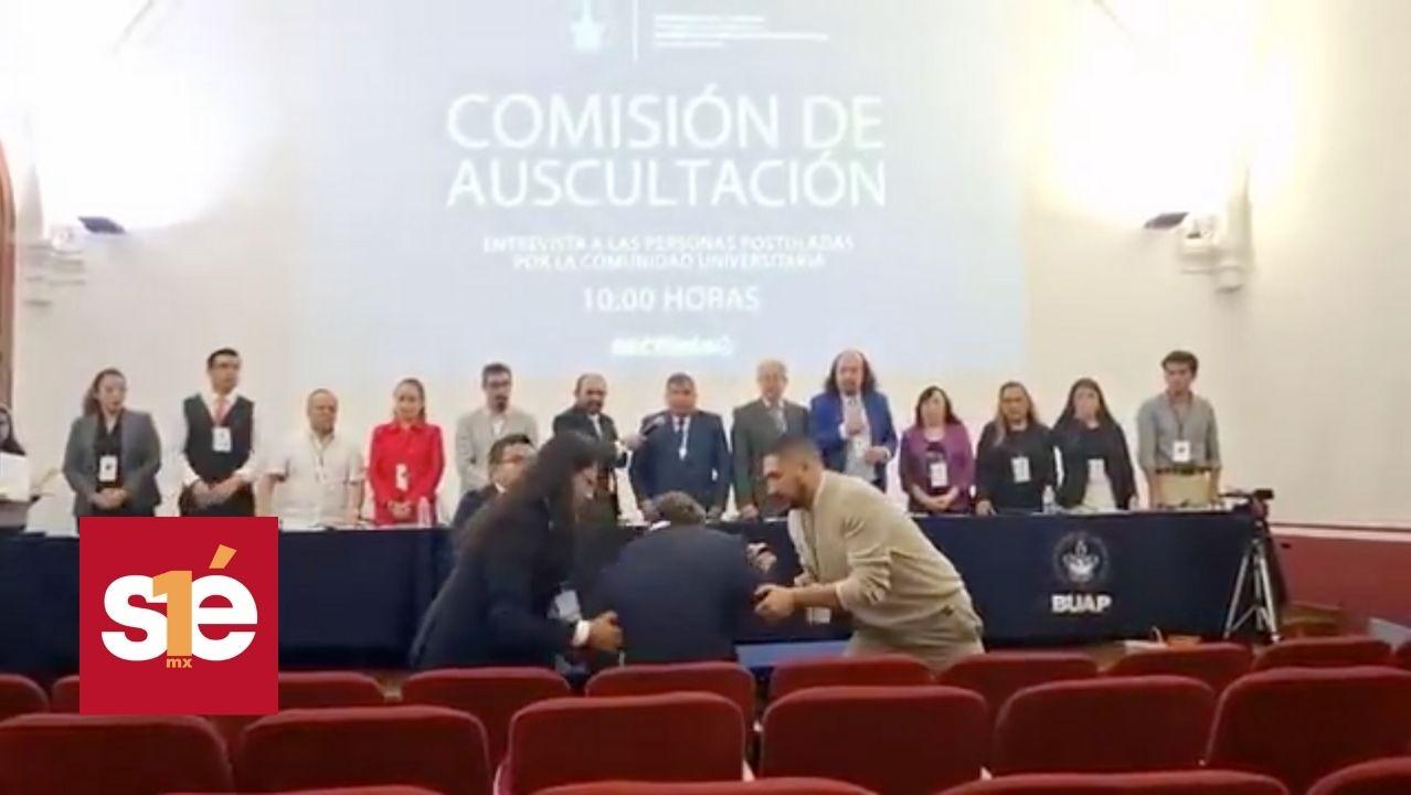 ¿Qué pasó con Zepeda Memije tras desmayarse al quedar fuera de la rectoría de la BUAP?