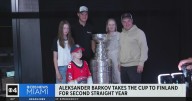 Panthers' Aleksander Barkov brings Stanley Cup to Finland for second