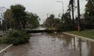 Una fuerte tormenta en Riacho He Hé causó caída de postes y cables, afectando a más de 20 viviendas