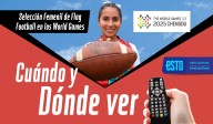 ¿Dónde ver y a qué hora son los juegos de la selección femenil de flag football México en World Games?