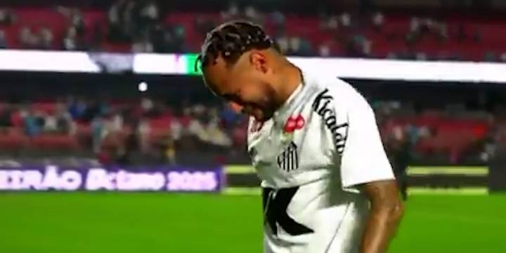 El llanto desconsolado de Neymar tras la histórica derrota 6-0 que sufrió el Santos: “Nunca pasé por esto en mi vida”