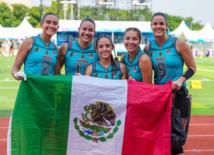 Gana México juego mundial de Flag Football en China
