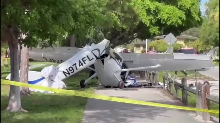 Small plane that crashed in Lake Worth Beach was on test flight with new propeller, officials say