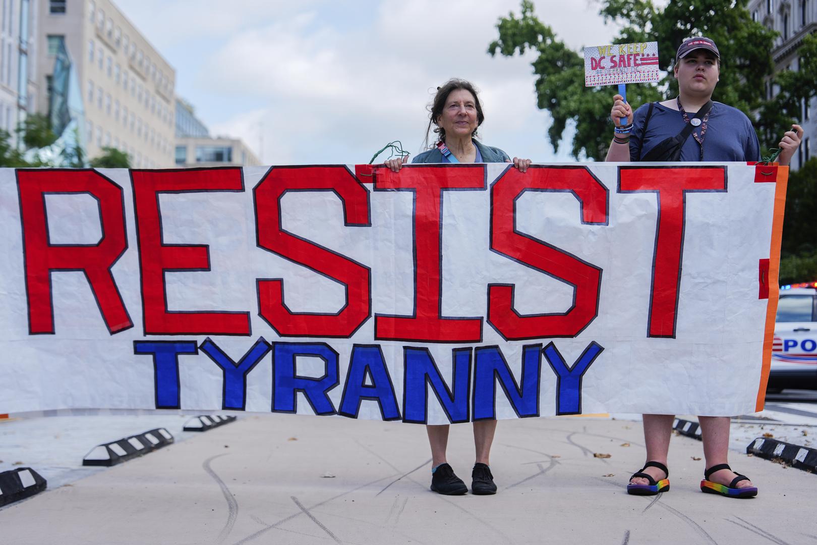 Homelessness advocate calls Trump's plan to remove DC encampments 'fascist' and a 'waste'
