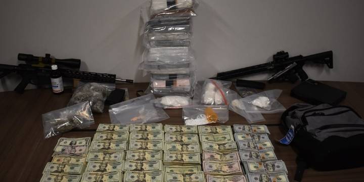 Man facing drug trafficking charges after more than $300K in drugs, $330K in cash seized from residence