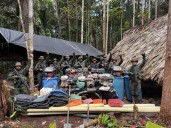 Illegal mining camp dismantled in the Amazon