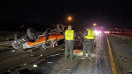 Florida man killed after pickup truck flips on I