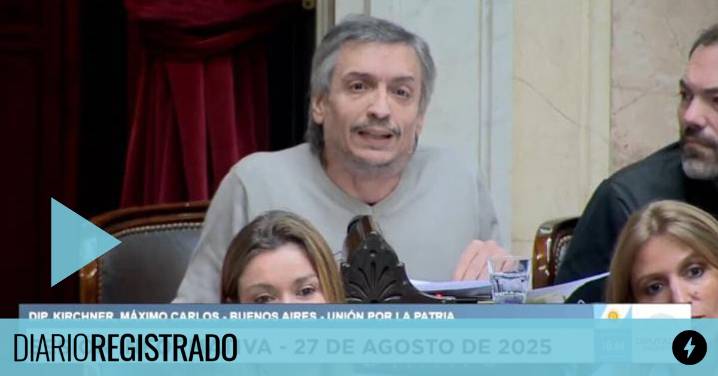 Máximo desafió a Milei y le envió un picatísimo mensaje por sus ataques a Néstor Kirchner