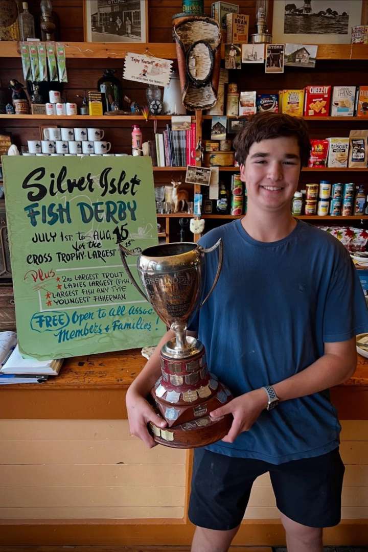 Local youth hooks 3rd win at Silver Islet Fish Derby