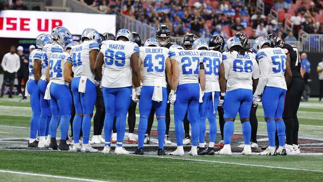 Detroit Lions player says he's 'all good' after scary head injury during preseason game