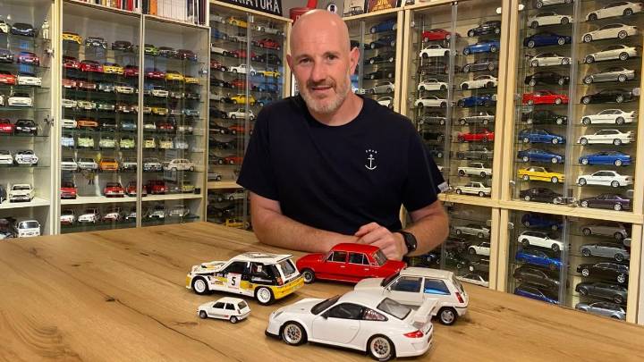 Más de 3.000 coches en miniatura: así es la impresionante colección de este vecino de Oviedo