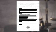 Redacted Affidavit Just Says 'Orange Man Bad'