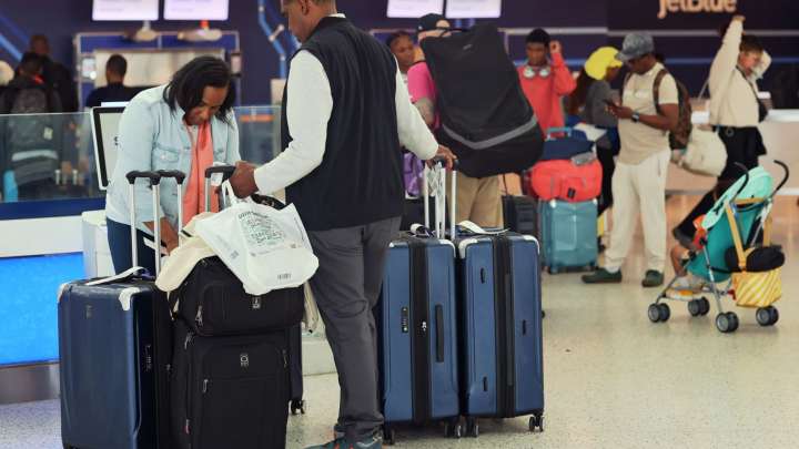 Travel chaos hits major US airports with flights grounded & delays set to worsen on busiest
