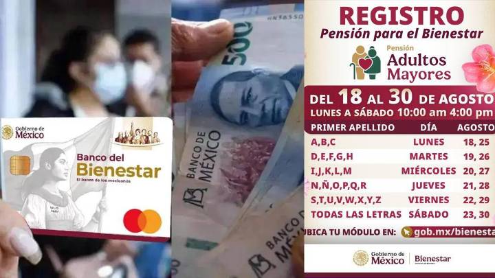 Pensión del Bienestar 2025... ¿Qué apellidos se registran hoy 21 de agosto para recibir los 6 mil 200 pesos, según el calendario?