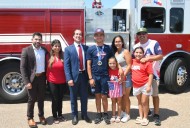 Gran recibimiento a Kristian “Chino” Valadés en Eagle Pass