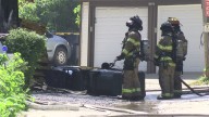 West Allis Fire Department battles garage fire that extended to home; two people displaced