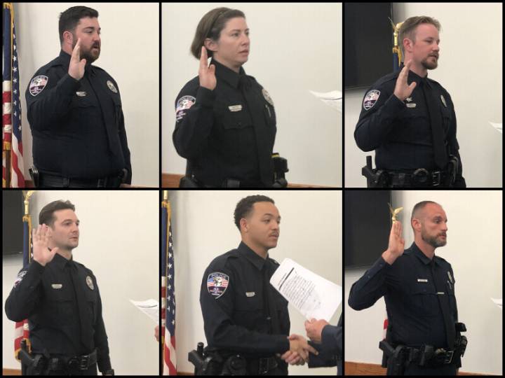 Six New Officers Sworn In To Dickson Police Department