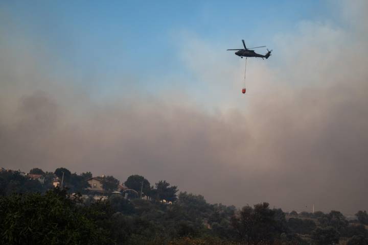 Controlado el incendio en los montes del estrecho de los Dardanelos, en Turquía