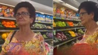 DESGARRADOR: Abuela cubana de 82 años rompe en llanto al ver un supermercado en EEUU por primera vez