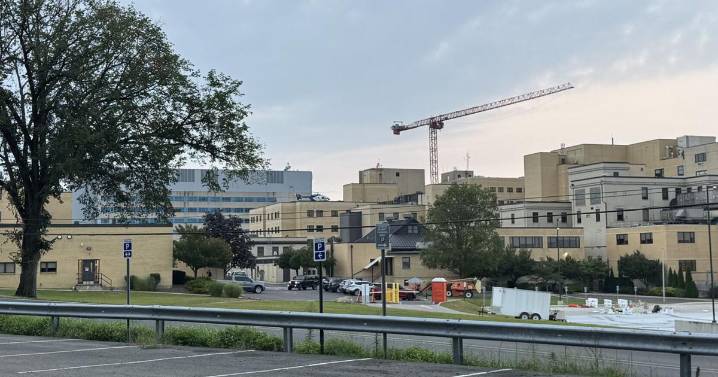 255-foot crane on-site for tower construction at Geisinger Medical Center