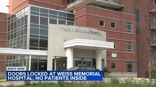 Weiss Memorial Hospital in Chicago's Uptown neighborhood locks its doors Friday with Medicare funding set to end